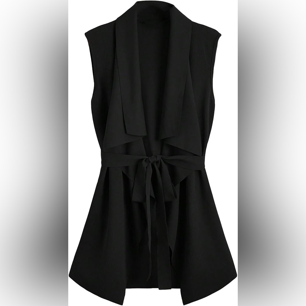 Zara Basic Black Vest